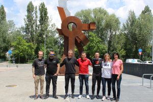 La Fundación Enfermeras de Navarra organiza campamentos de fútbol en Ucrania para ayudar a los niños a olvidarse de la guerra